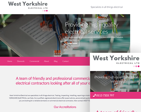 West Yorkshire Electrical Air Website